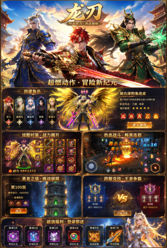 《龙刃:深渊勇者》断购版本上线啦！-星宇GM手游资源网